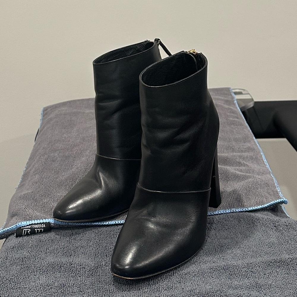 J. Crew Elegant Black Ankle Boots